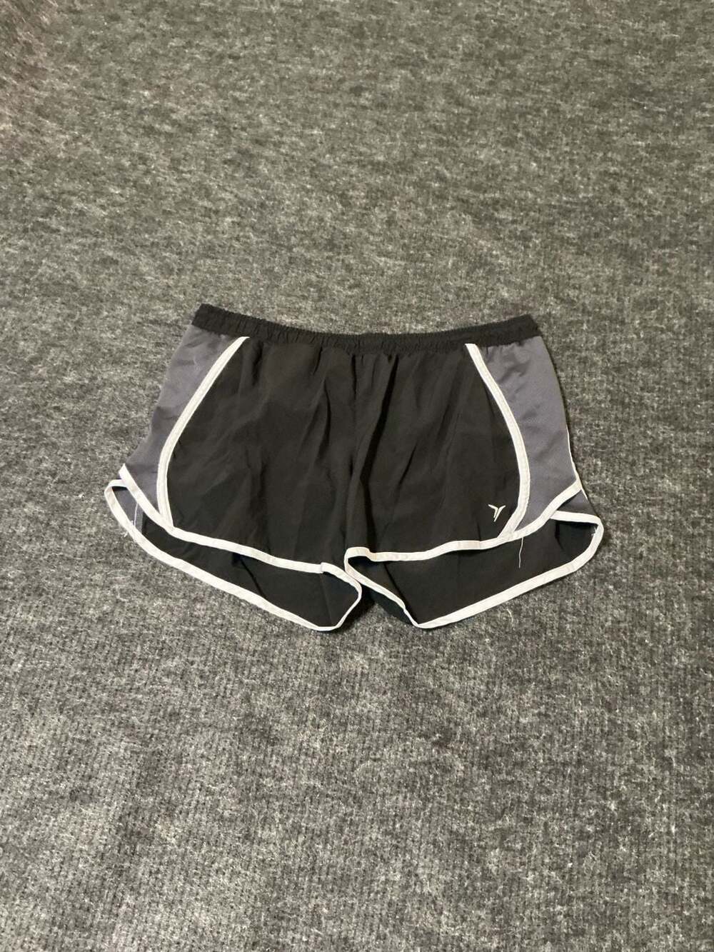 Active by Old Navy Womens Athletic Running Shorts Size Large Black & Grey